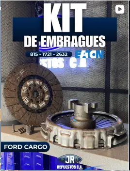 KIT DE EMBRAGUE FORD CARGO 815/816 EATON ORIGINAL